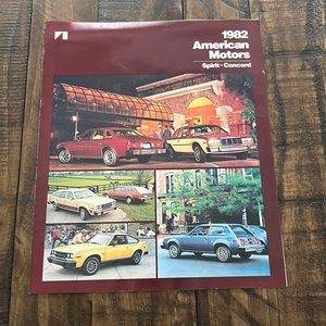 Vintage 1982 AMC Sales Brochure - Spirit Concord